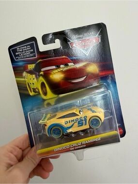 Disney Pixar Cars Dinoco Cruz Ramirez Glow Racer